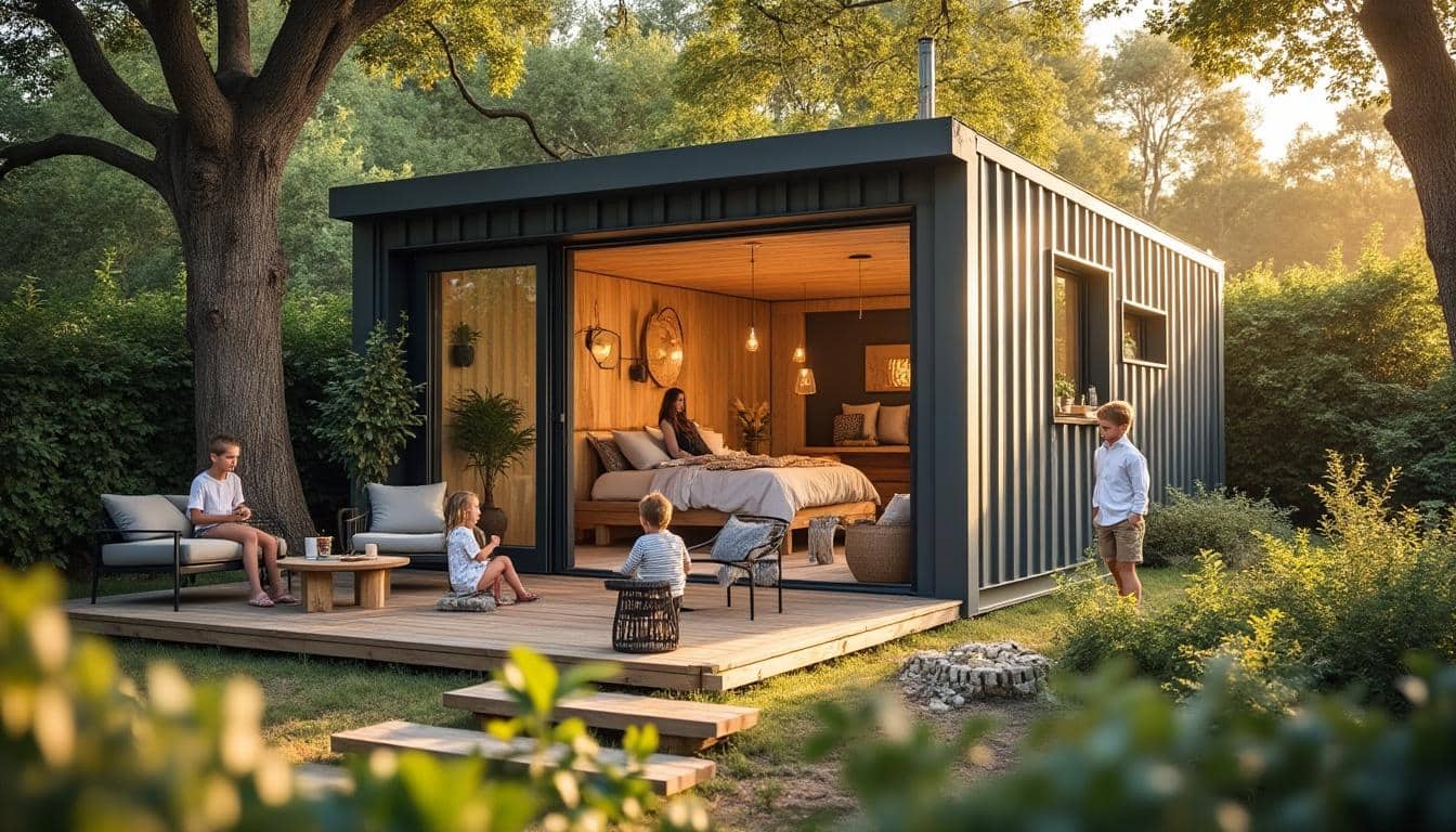 Illustration: Quels sont les avantages clés d’un conteneur chalet ?