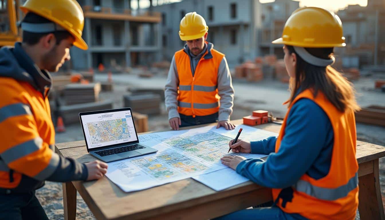 Illustration: Comprendre les zones de déplacement dans le BTP : pourquoi et comment les calculer ?