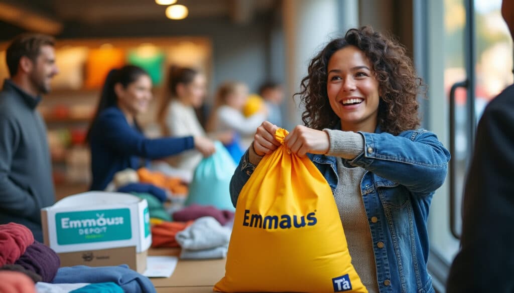 Dépôt de vêtements chez Emmaüs : guide pratique et solidaire